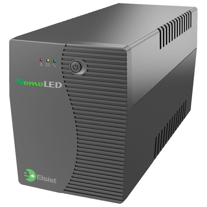 Elsist UPSMODEM Gruppo di Continuita' per Modem e Router 25W 12V DC Batteria Litio 2600mAh autonomia fino 3h colore Nero