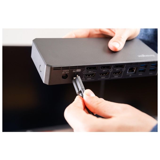 Kensington K33603EU SD4781P EQ Docking station Doppio 4K USB-C e USB-A 2 display 4K a 60 Hz 10 Gbps 100 W Power Delivery colore Nero