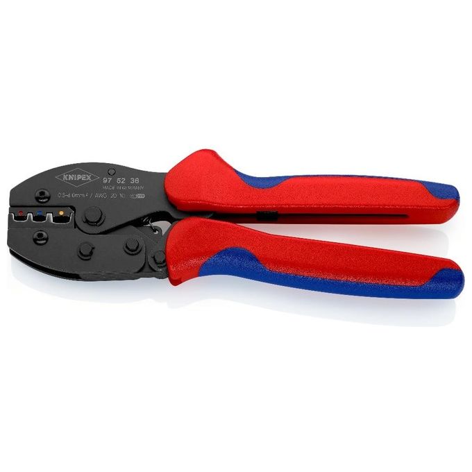 Knipex PreciForce Pinza per Capicorda Brunita con Manici Rivestiti in Materiale Bicomponente 220mm