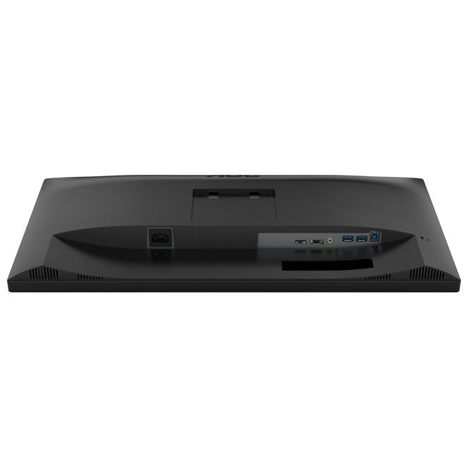 AOC Q27E3UMF Essential-line Monitor LED QHD 27'' 2560x1440 Pixel 75Hz VA Flicker Free Low Blue Light Regolazione Altezza Rotazione Girevole Altoparlanti Integrati Hub USB colore Nero