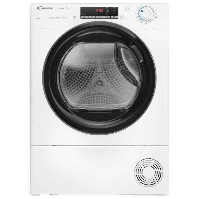 Candy CRO4H7A2TBE-S Smart Pro Asciugatrice Pompa di Calore Slim 7 Kg Classe E Wi-Fi Bluetooth 14 Programmi (85x60x48 cm) colore Bianco
