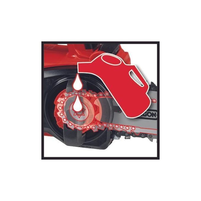 Einhell 4600020 FORTEXXA 18-20 TH Motosega da Potatura a Batteria 18V Brushless Barra OREGON 20 cm Power X-Change colore Rosso