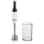 Bosch MSM4W210 Serie 4 ErgoMaster Frullatore a Immersione 600 W 4 Lame Acciaio Inox Impugnatura Ergonomica colore Bianco