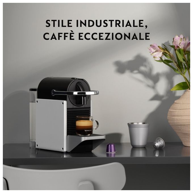 De'Longhi EN127.BL Pixie Macchina da caffe' a Capsule Automatica 1 L 19 bar 1260 W colore Nero Blu Argento
