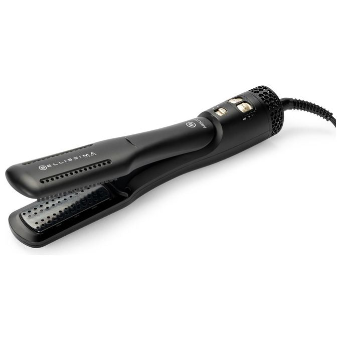 Bellissima 11967 AirSleek Piastra per capelli 2in1 640 W Ceramica e Cheratina Ionica 2 temperature 2 velocita' cavo girevole 2 m colore Nero Oro