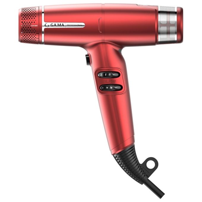 Ga.ma PH6030.RD iQ Lite Asciugacapelli 1500 W Tecnologia Ionica Oxy-Active Motore Brushless 2 Velocita' 3 Temperature Diffusore colore Rosso