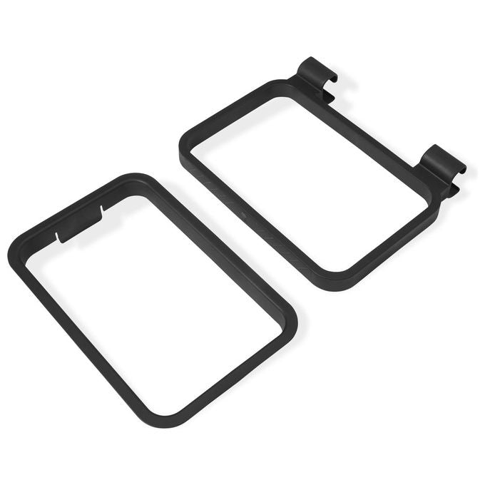 Weber 3400106 Works Kit Organizer Agganciabile per Barbecue con Porta Tovaglioli Porta Sacchetto e 4 Ganci per Utensili colore Nero