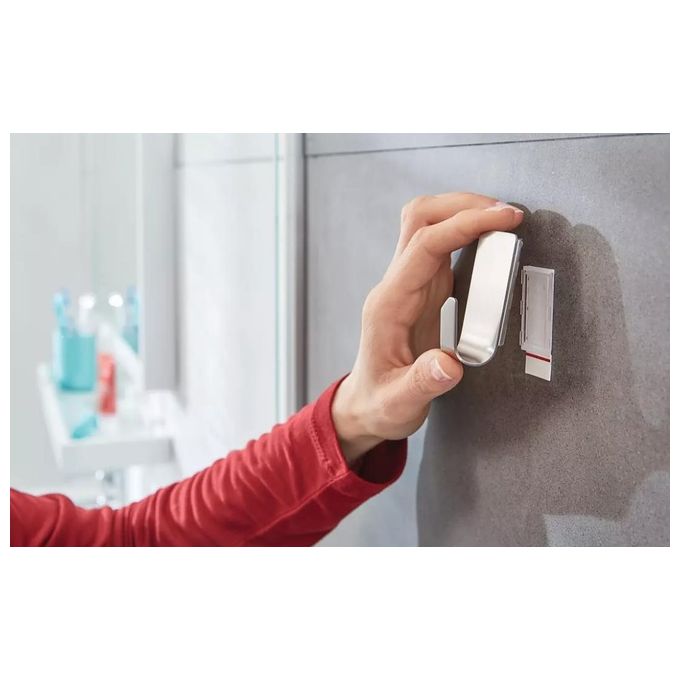 Tesa Gancio Appenditutto in Acciaio Powerstrips Waterproof