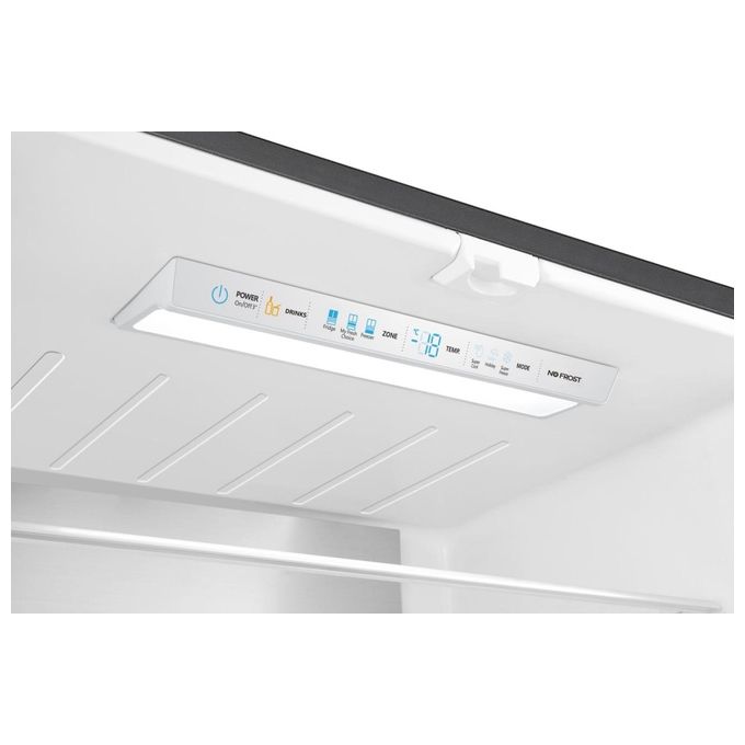 Hisense RF540N4SBF2 Frigorifero French Door 480 L 182 cm Classe E 40 dB Total No Frost Compressore Inverter colore Nero