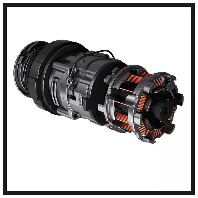 Einhell 4350411 TP-RO 18 Li BL Fresatrice verticale a batteria Motore brushless 18 V Regolazione elettronica giri Attacco aspirazione 35 mm Luce LED integrata colore Nero Rosso Argento