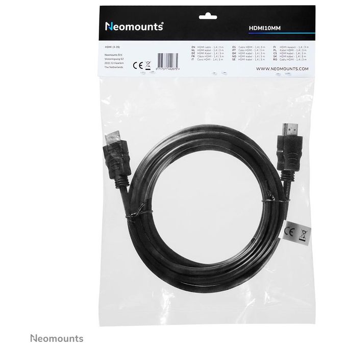 Newstar Cavo Prolunga Hdmi 3mt Nero