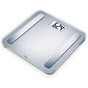 Beurer BF183 Bilancia Pesapersone Diagnostica 180 Kg BIA BMI Grasso Viscerale Display XL 10 Utenti colore Argento