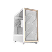 Antec FLUX WHITE Case PC Mid Tower con Vetro Temperato e Pannello Frontale in Legno di Betulla Supporto Radiatore 420 mm 5 Ventole PWM Incluse colore Bianco