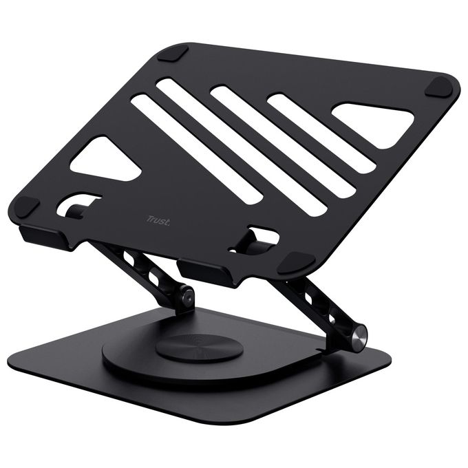 Trust 25482 Zeff Supporto per Notebook in Metallo regolabile fino a 16'' capacita' 10 Kg colore Nero