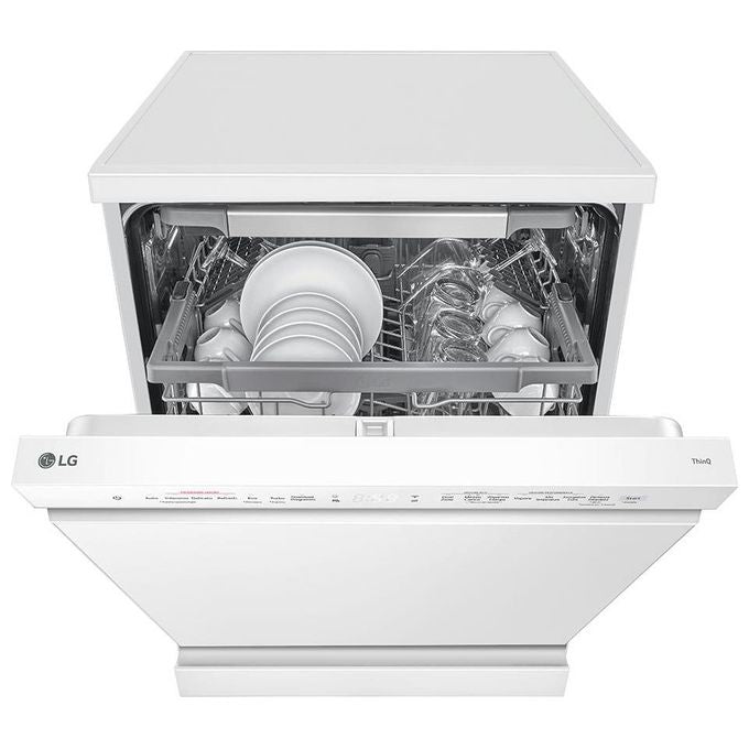 LG DF365FWS Lavastoviglie Libera Installazione 14 coperti Classe B 43 dB Wi-Fi TrueSteam QuadWash (85x60x60 cm) colore Bianco