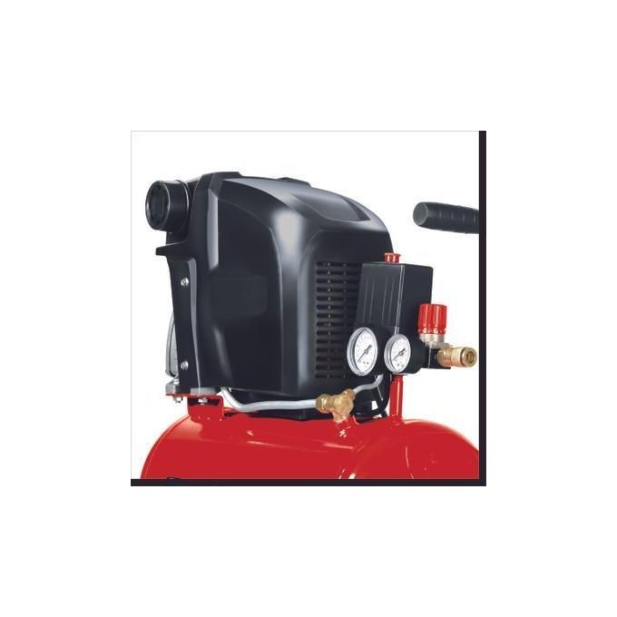 Einhell Compressore Te-Ac 230-24-8 Ideale per applicazioni di bricolage e fai da te con serbatoio da 24 litri e potenza di 1500 watt