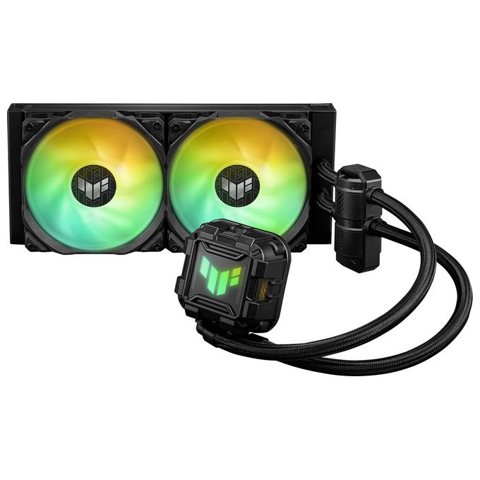Asus 90RC00U1-M0UAY0 TUF Gaming LC II 240 Dissipatore a Liquido CPU 240mm 2 Ventole ARGB 120mm LGA1700 AM5 Aura Sync colore Nero