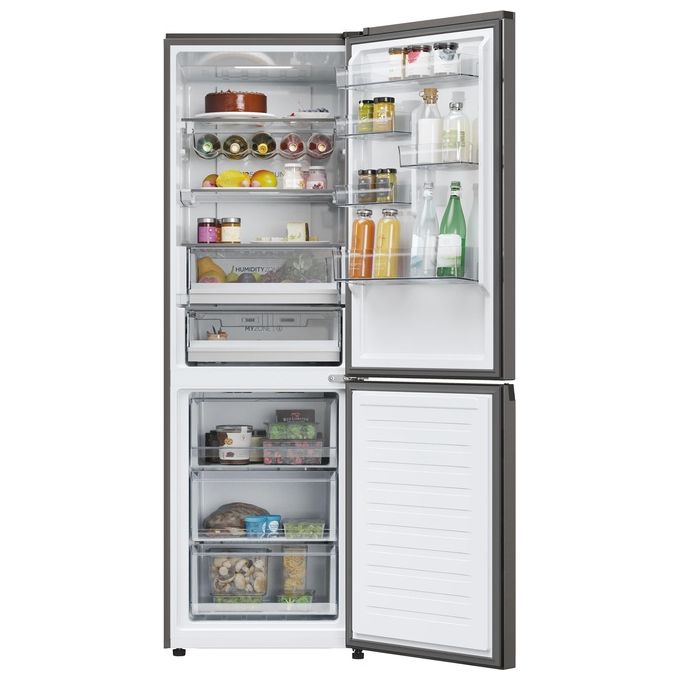 Haier HDPW5618CNPD Serie 5 Frigorifero Combinato 352 L 185 cm Classe C 35 dB Total No Frost Wi-Fi colore Acciaio Inox