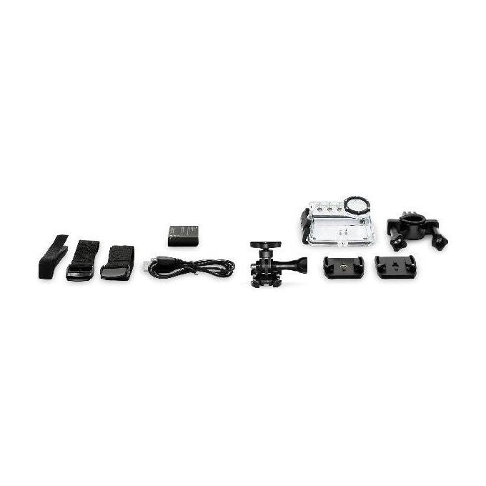 Nilox 8050162355151 XMIC Action Cam 5K 30fps 4K 60fps 50 MP Wi-Fi Microfono Wireless Custodia Impermeabile 30m colore Nero