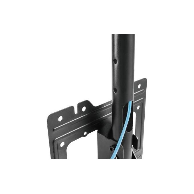 NuovaVideosuono LCD50 Supporto TV da Soffitto orientabile fino a 55'' VESA 100x100 400x400 mm 50 Kg inclinazione 0 25° colore Nero