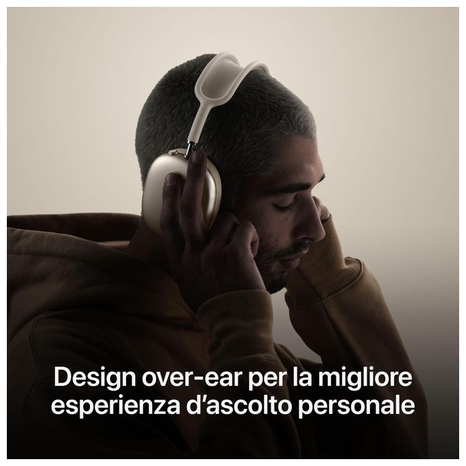Apple MWW53ZMA AirPods Max Cuffie Over Ear Wireless Bluetooth ANC USB C 20h colore Galassia