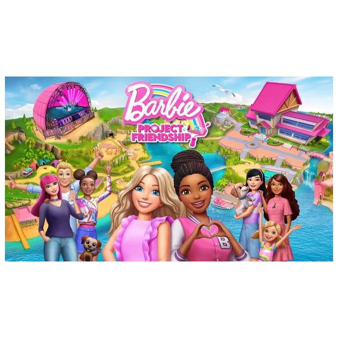 Outright Games BARBIEPROGETTOAMICIZIA Videogioco per Nintendo Switch Avventura Musica Lingue Italiano 1-2 Giocatori colore Nero