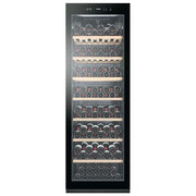 Haier HWS188GAE Cantinetta Vino 188 Bottiglie 385 L 185 cm Classe G 38 dB Zona Unica Ripiani Legno Vetro Anti UV colore Nero