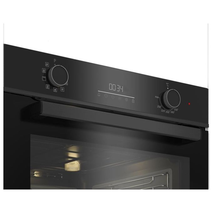 Beko BBIM13300CDXE Serie B300 Forno da incasso elettrico 72 L Classe A+ Cottura ventilata Pulizia a vapore (59.5x59.4x56.7 cm) colore Nero