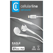 Cellular Line EAGLE Auricolari Mfi per iPhone Bianco