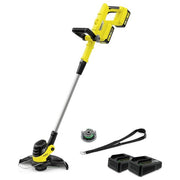 Kärcher 1.445-451.0 LTR 3-18 DUAL BATTERY SET Tagliabordi a Batteria 18 V 2 Batterie 30 cm Linea Automatica colore Nero Acciaio inox Giallo