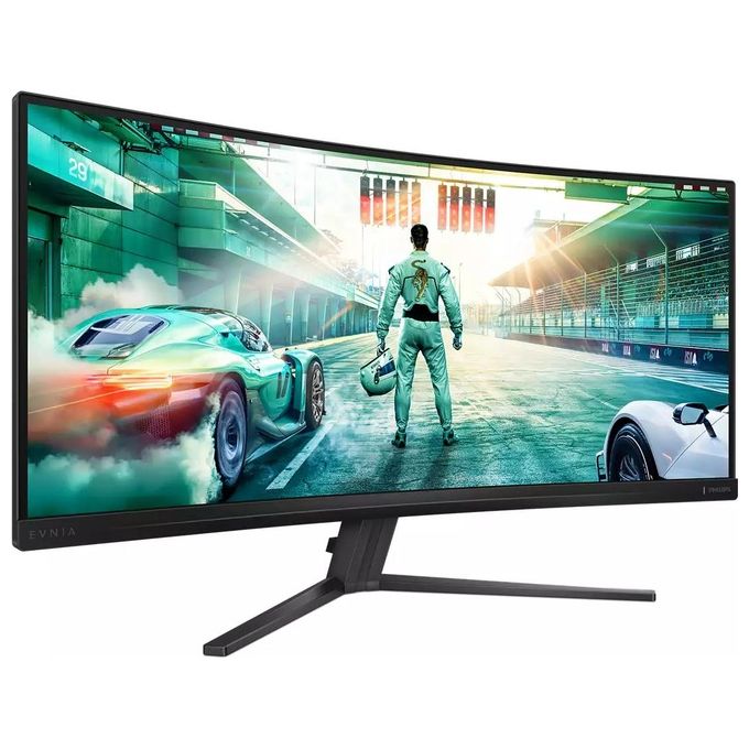 Philips 34M2C3500L Evnia Monitor Gaming Curvo 34'' WQHD 3440x1440 Fast VA 180Hz HDR10 FreeSync Premium colore Nero