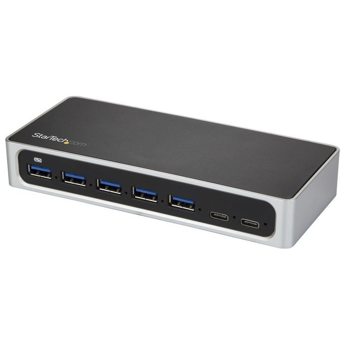 StarTech Hub Usb-C a 7 Porte 5x Usb-A 2 Usb-C Usb 3.0 Hub Alimentato