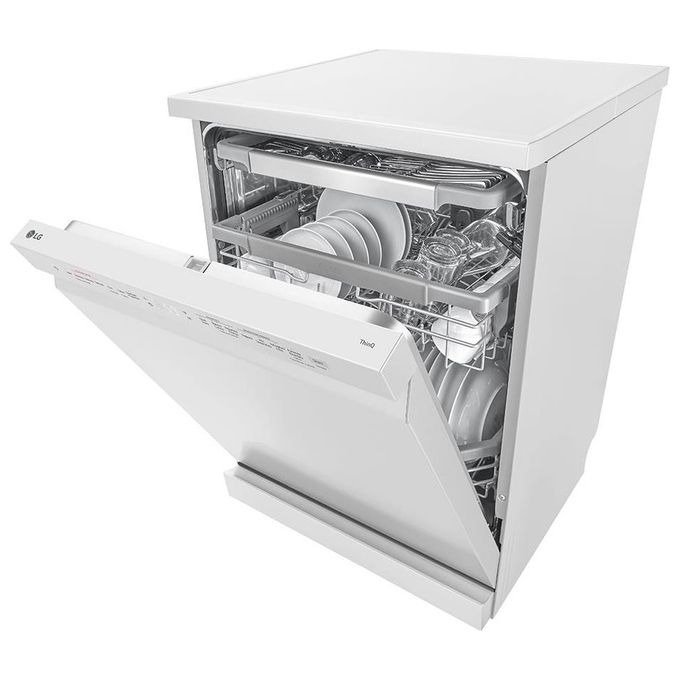 LG DF365FWS Lavastoviglie Libera Installazione 14 coperti Classe B 43 dB Wi-Fi TrueSteam QuadWash (85x60x60 cm) colore Bianco