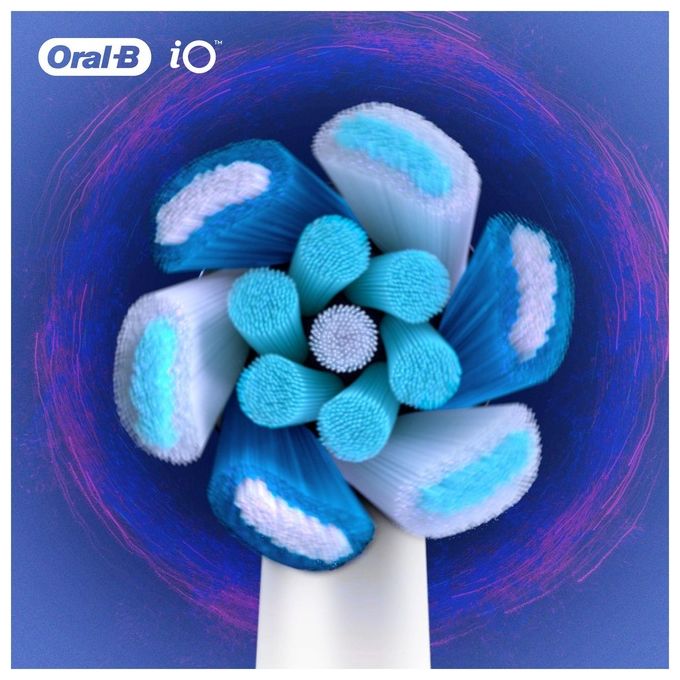 Braun Oral-B iO Ultimate Clean Testine di Ricambio per Spazzolino Elettrico 2 Pezzi