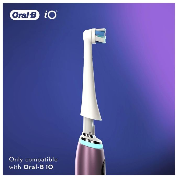 Braun Oral-B iO Ultimate Clean Testine di Ricambio per Spazzolino Elettrico 2 Pezzi