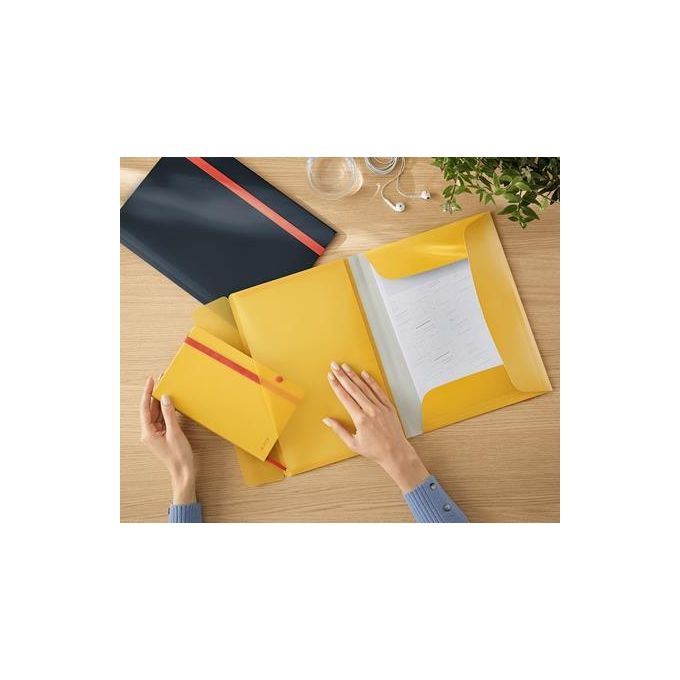 Leitz Cosy Cartella a 3 Lembi Giallo