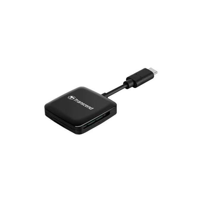 Transcend Rdc3 Lettore di Schede Nero Usb 3.2 Gen 1 Type-c
