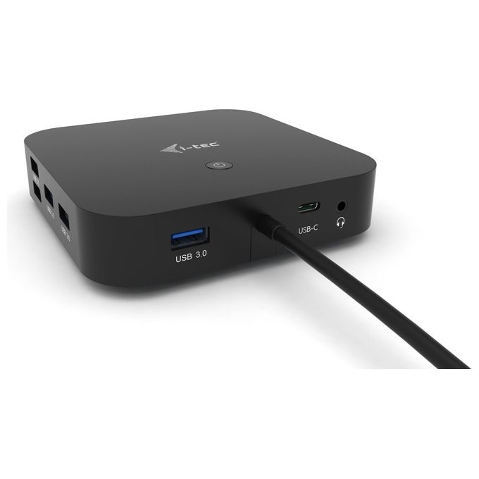 I-tec C31DUALDPDOCKPD Docking Station USB-C Dual Display 2x DisplayPort LAN Gigabit 6 porte USB Power Delivery 100 W colore Nero