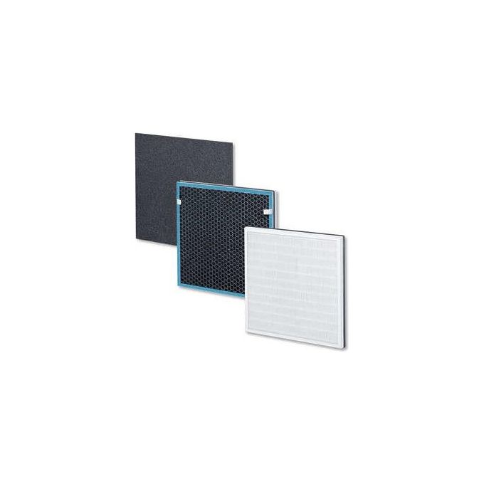 Beurer 69301 LR 200-210 Set Filtri di Ricambio Prefiltro HEPA H13 e Filtro al Carbone Attivo Efficienza 99.95% colore Nero