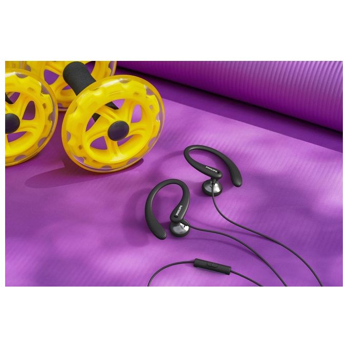 Philips Cuffie Sport In Ear A1105BK-00 Auricolari con Archetto Nero