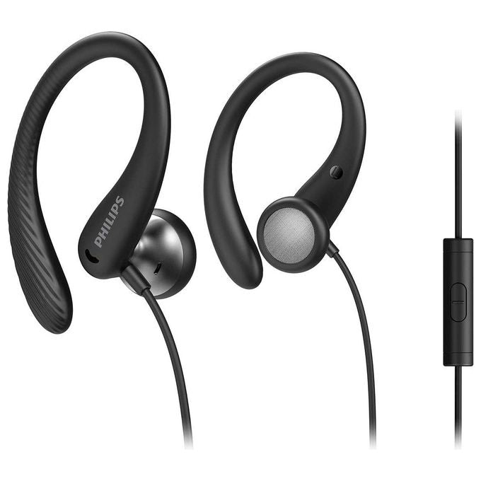 Philips Cuffie Sport In Ear A1105BK-00 Auricolari con Archetto Nero