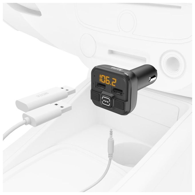 Hama FM-Transmitter AUX-IN USB-IN