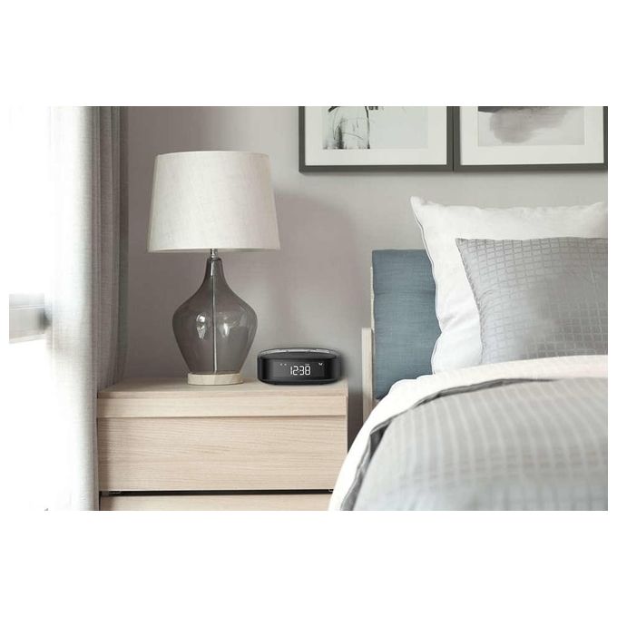 Philips TAR3505-12 Radiosveglia Digitale Nero-Grigio