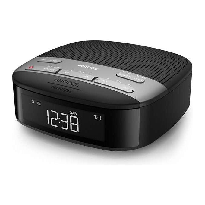 Philips TAR3505-12 Radiosveglia Digitale Nero-Grigio
