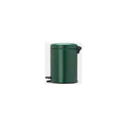 Brabantia 304026 NewIcon Pattumiera a Pedale 5 L chiusura silenziosa secchio interno rimovibile colore Verde Pino