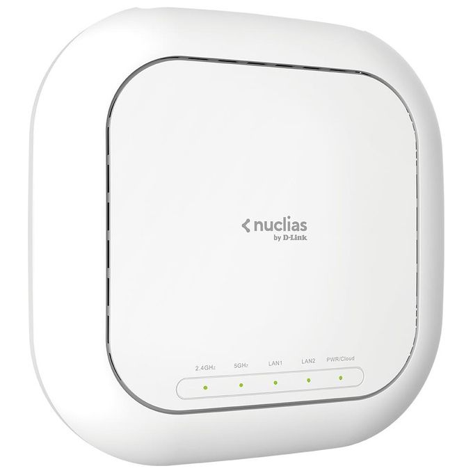 D-Link DBA-X2830P Nuclias AX3600 Access Point Wi-Fi 6 Dual Band 2402 Mbit-s con Supporto Power over Ethernet (PoE) colore Bianco