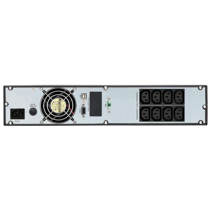 Tecnoware FGCEDP2402RTIEC EVO DSP PLUS Gruppo di Continuita' UPS 2400 VA On Line Rack Tower 8 Uscite IEC