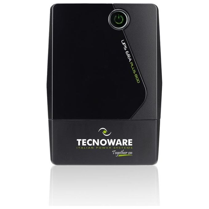 Tecnoware Era Plus 800 Ups 800va-560W Tecnologia Lineinteractive con Stabilizzatore Onda Pseudo Sinusoidale Schuko