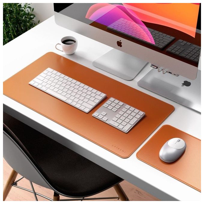 Satechi ST-XLABKS Tastierino Numerico Wireless Bluetooth 33 Tasti in Alluminio con Scorciatoie macOS e Ricarica USB-C colore Argento