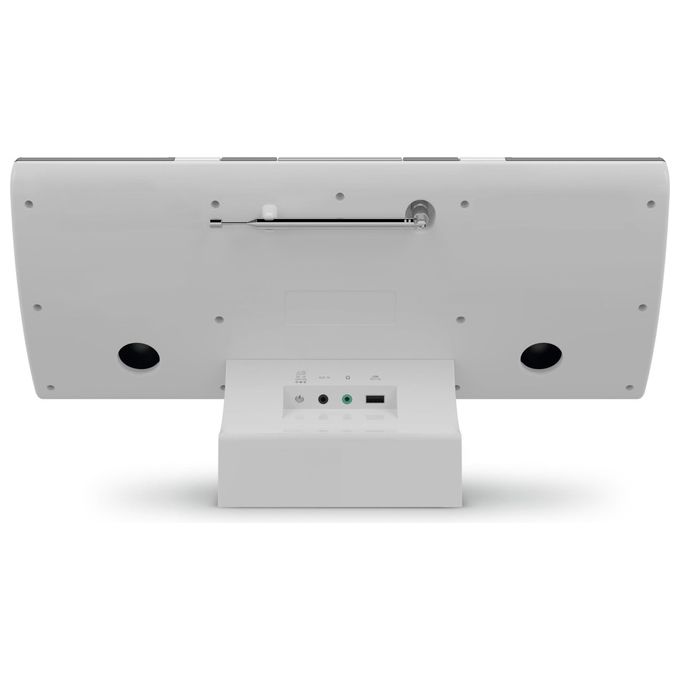 TechniSat 0001-3983 MULTYRADIO 4.0 SE Radio Internet da tavolo DAB+ FM WLAN Lettore CD Bluetooth Spotify Integrato Display 3,2'' colore Nero-Bianco